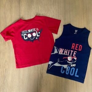 Carter’s Toddler Summer Shirts 2T